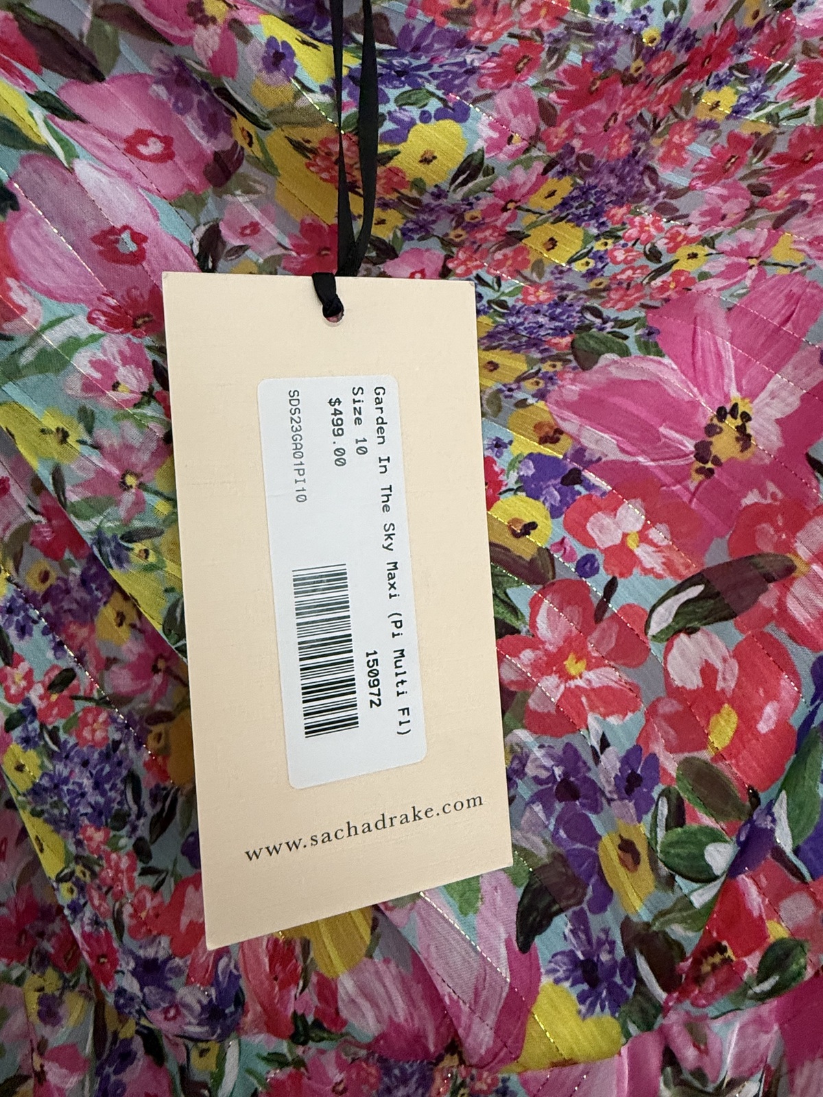 Garden in the sky maxi dress 