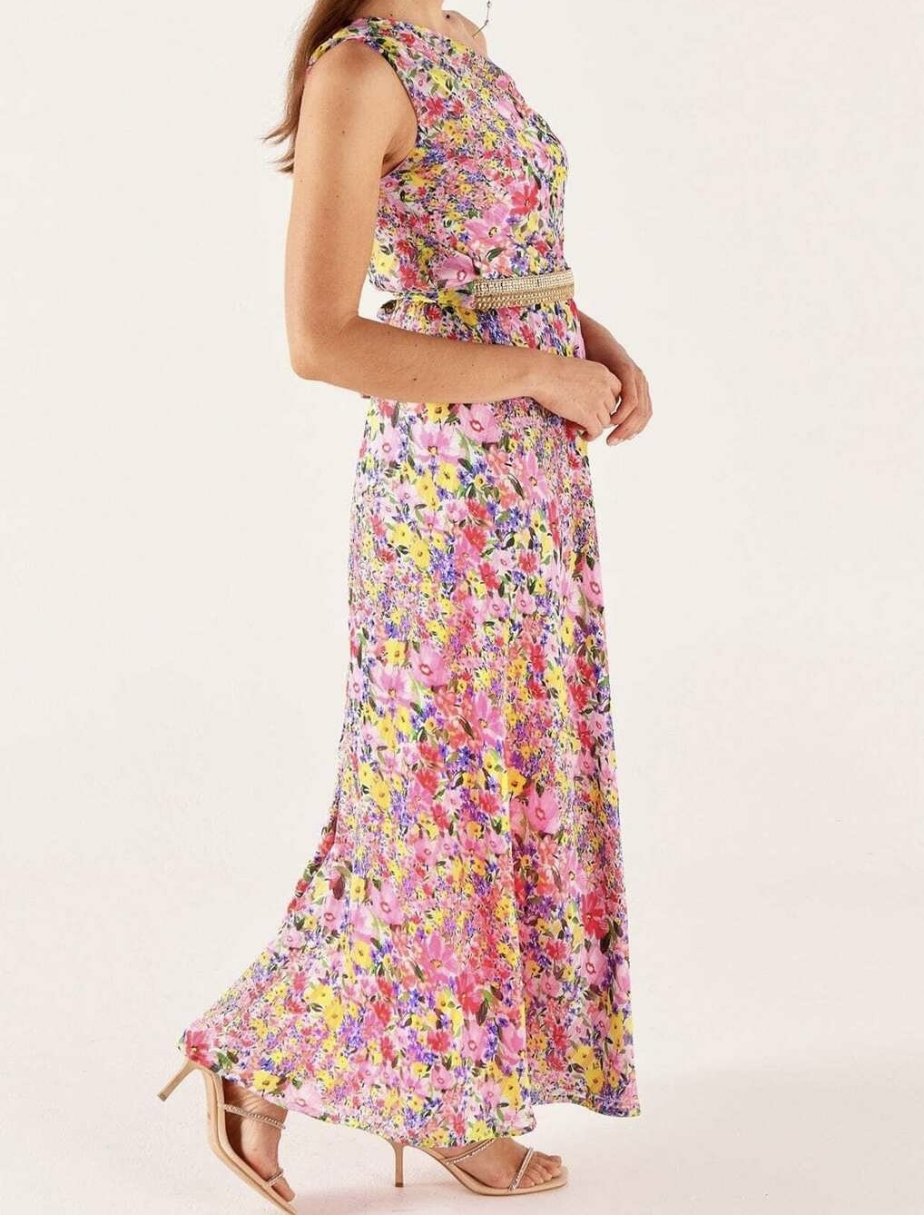 Garden in the sky maxi dress 