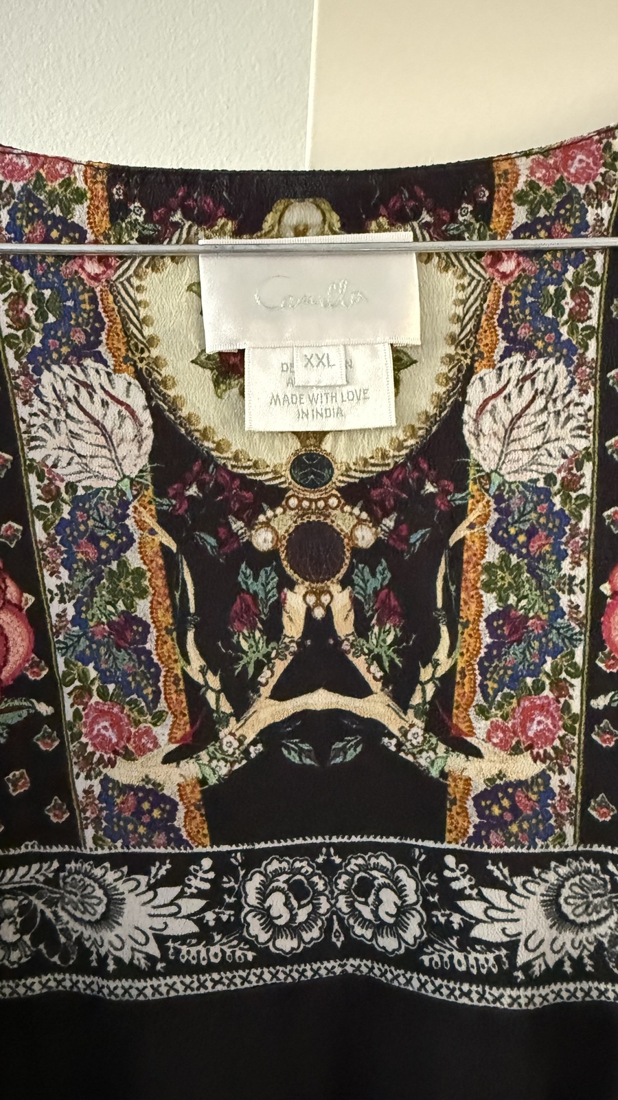 Peasant Dress With Tie Front