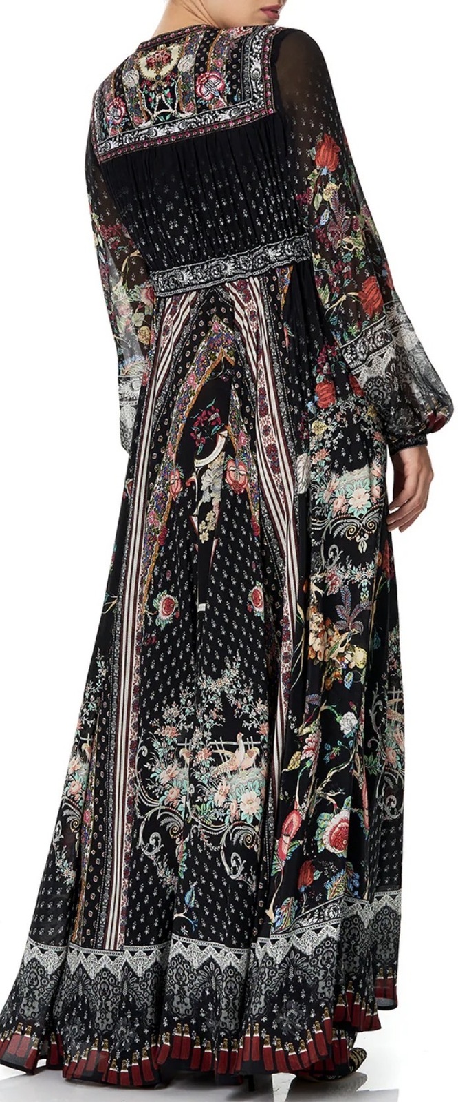 Peasant Dress With Tie Front