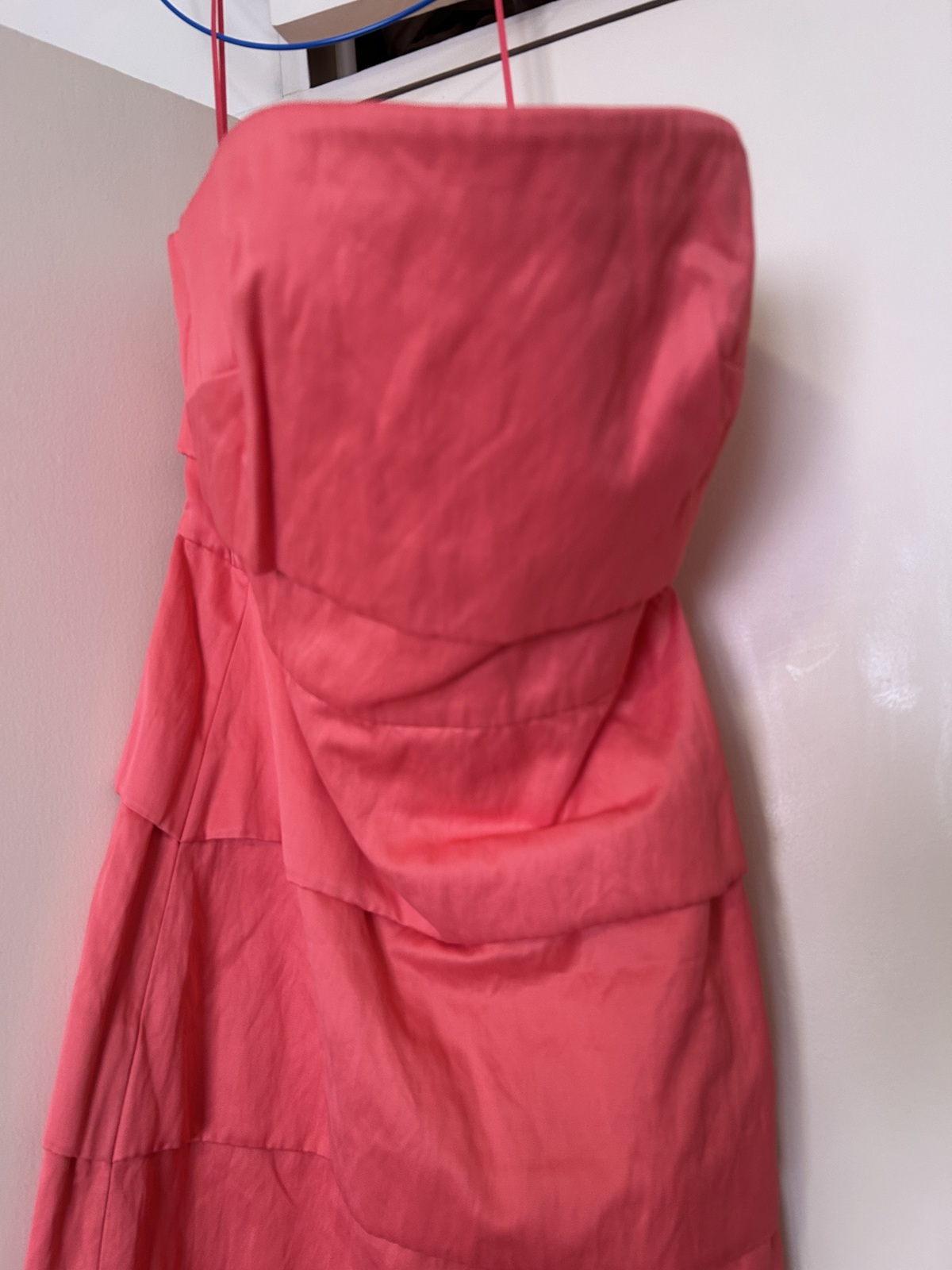 Italian Satin Bandeau Mini Dress (BNWT)