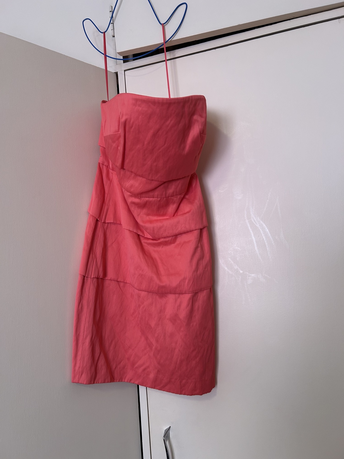 Italian Satin Bandeau Mini Dress (BNWT)