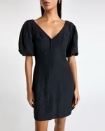 Viscose Blend, Puff Sleeve Mini Dress (BNWT)