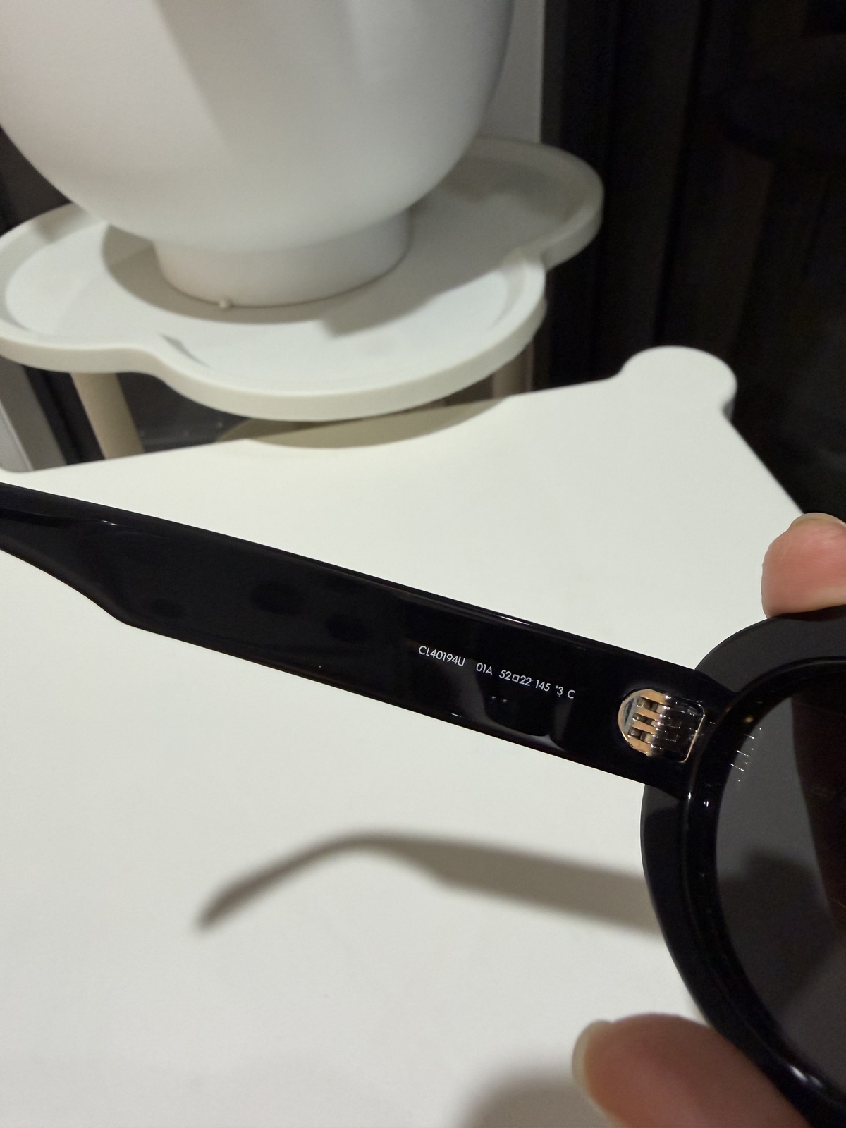 Triomphe Sunglasses Black