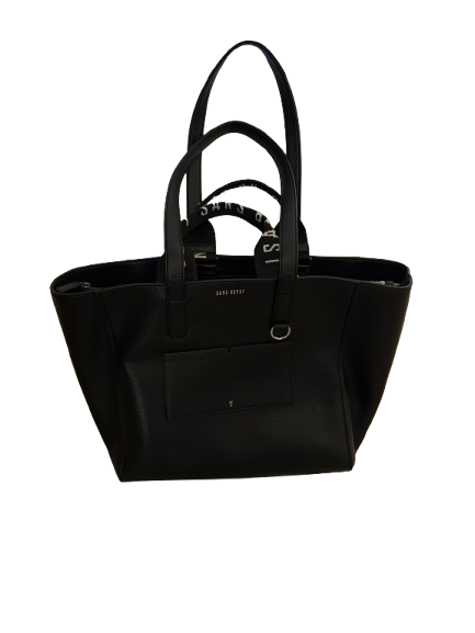 Archive Tote - Noir + Silver