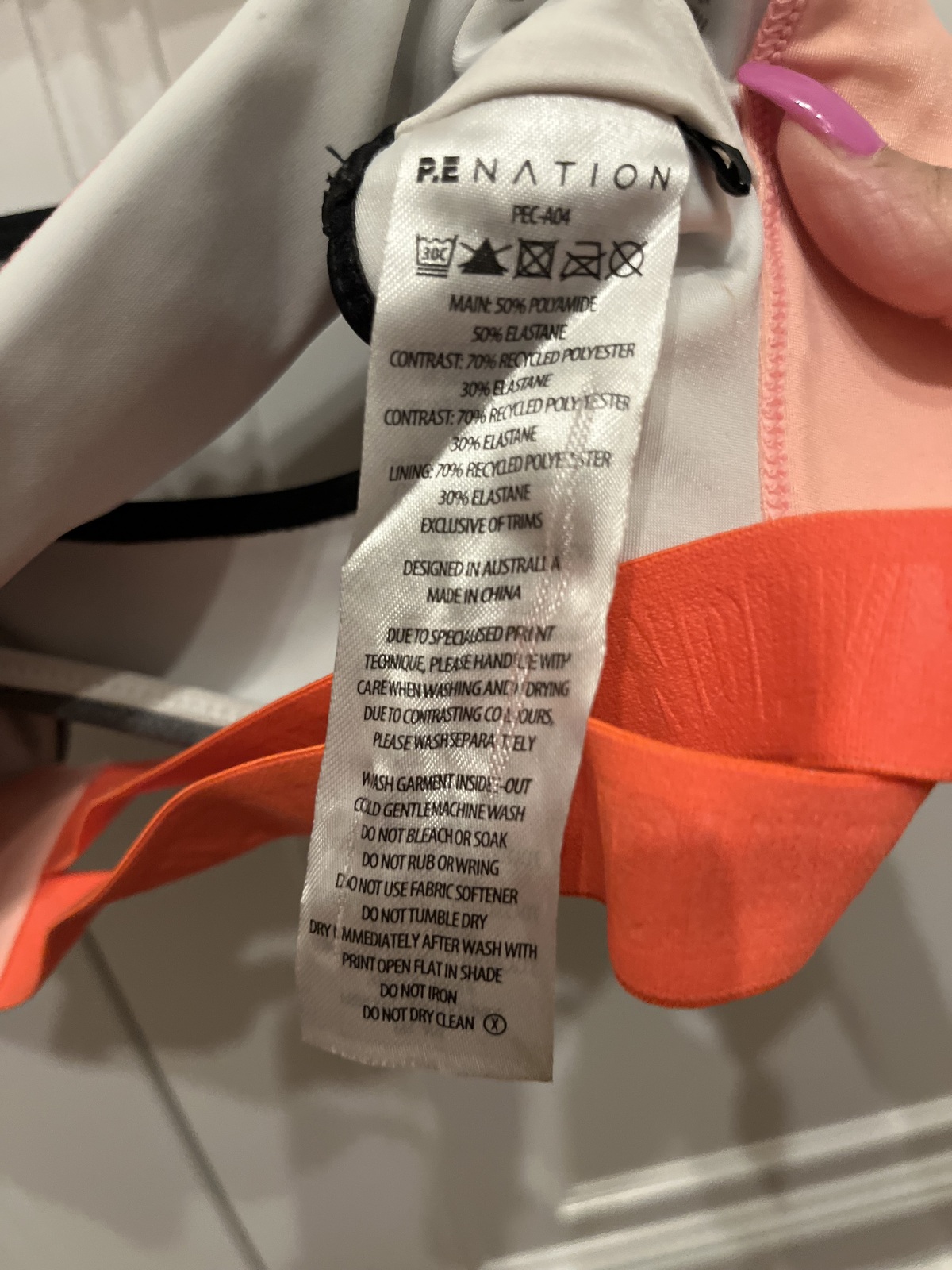  Side Runners Sports Bra size Medium/AU10