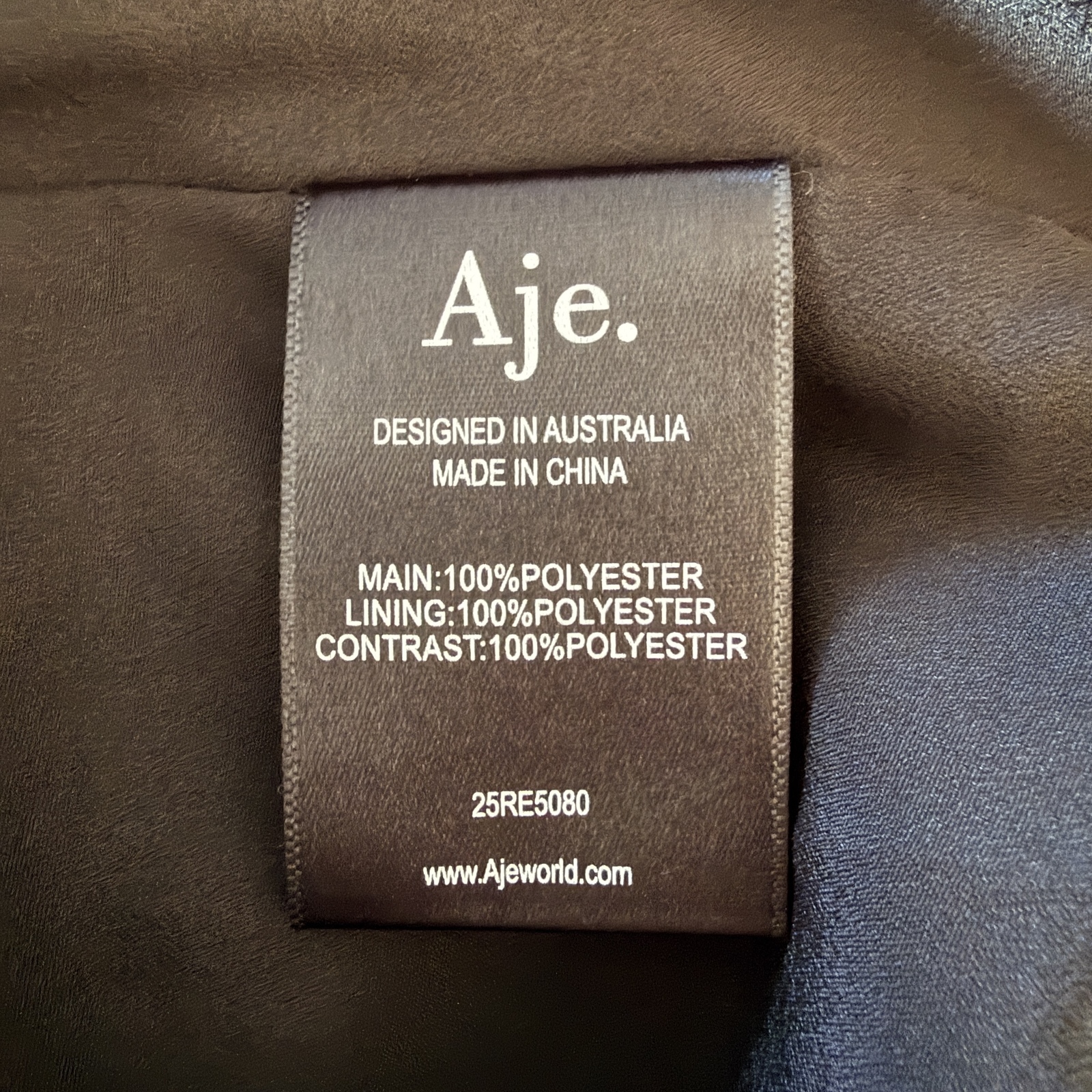 BNWT Aje Dewdrop Layered Satin Gown - black - size 12 