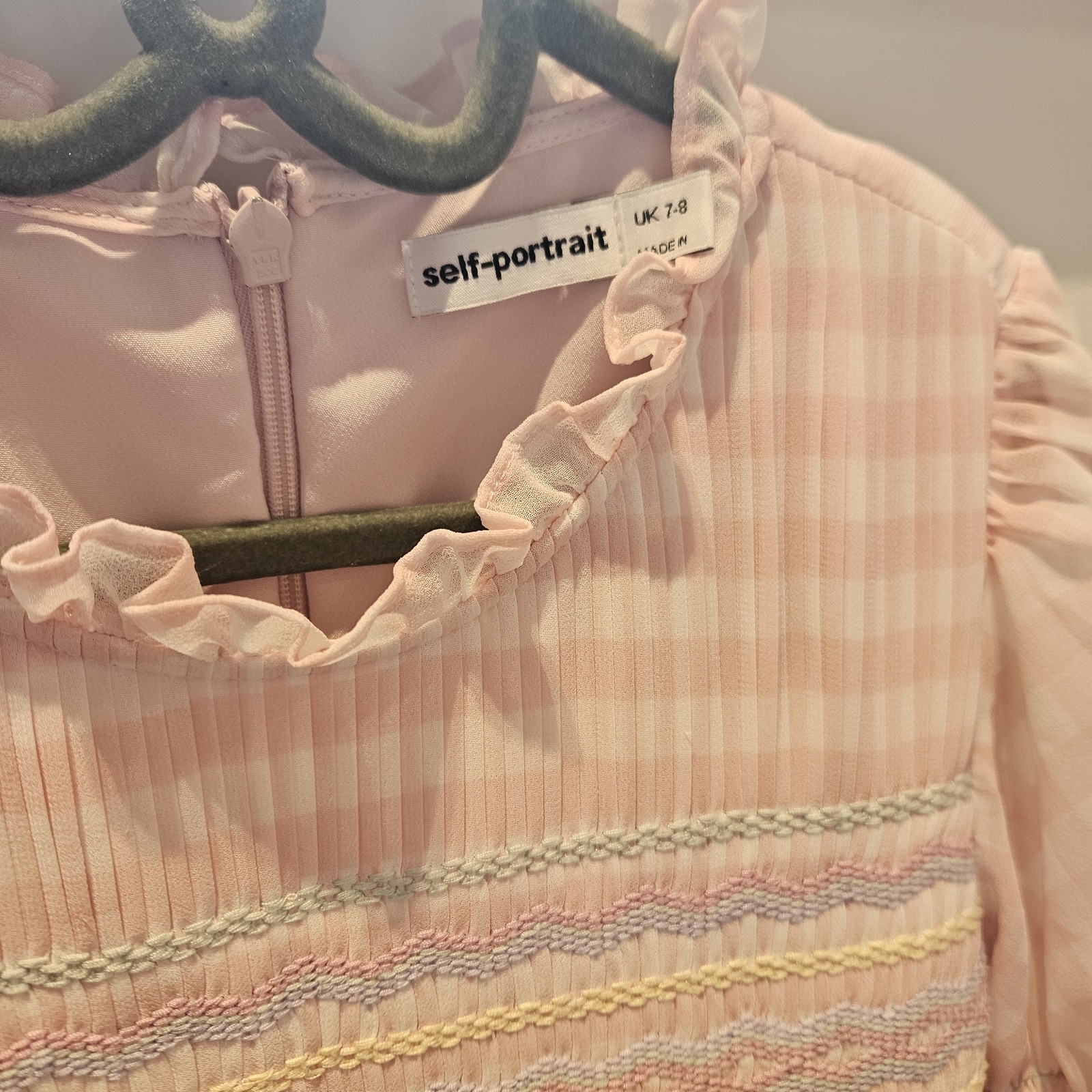 Girls smocked dress size7-8