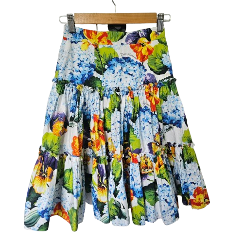  floral girls skirt