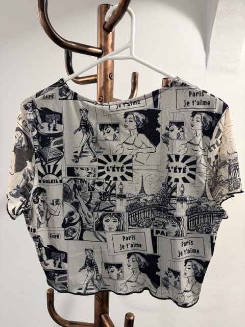 News Flash Mesh Tee