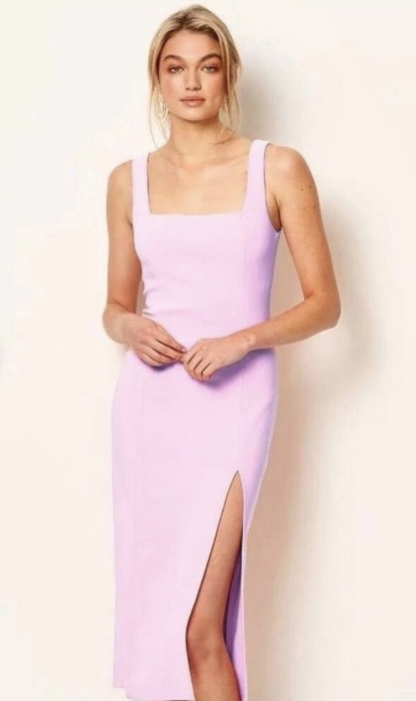 Lavender Midi Dress 