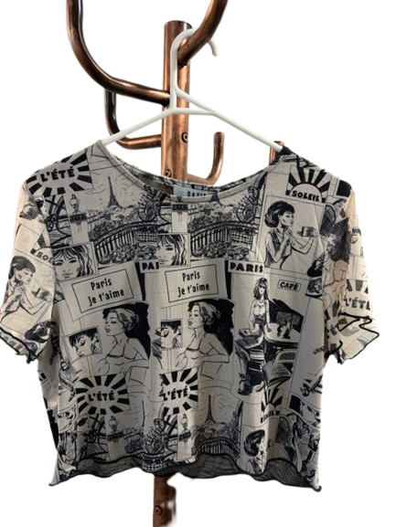 News Flash Mesh Tee