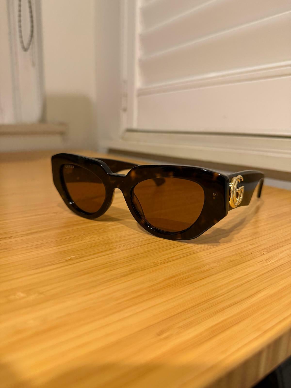 Gucci GG1421S Sunglassses Havana/Brown