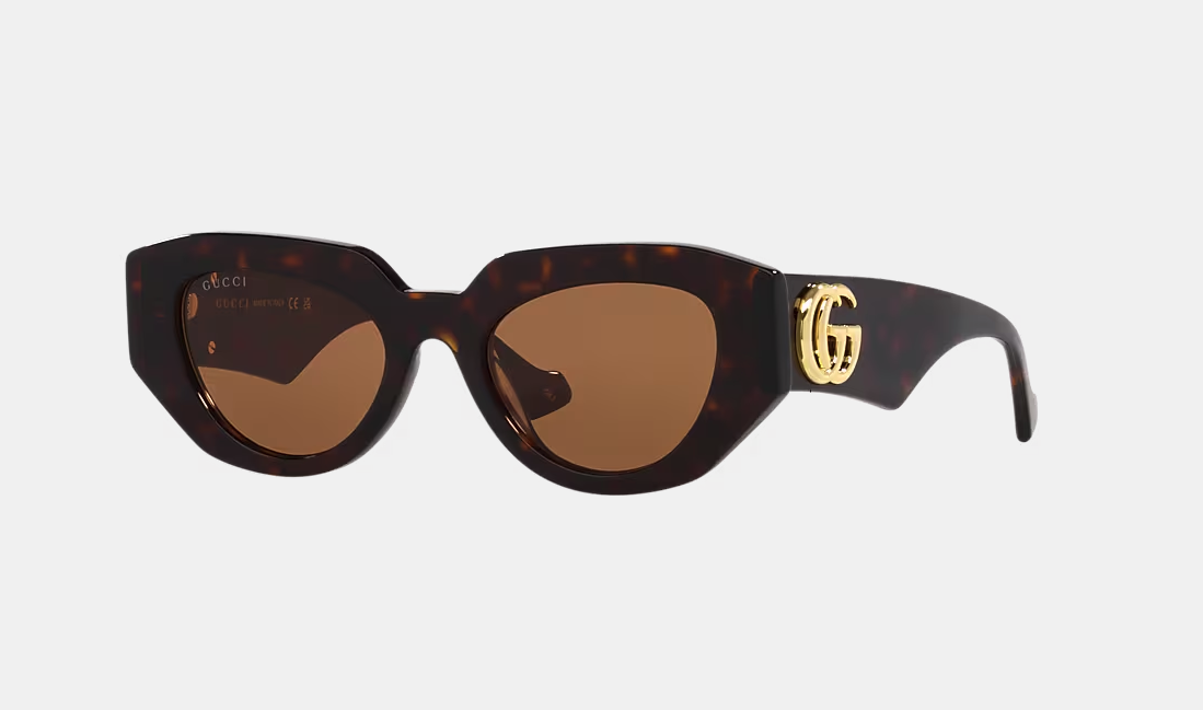 Gucci GG1421S Sunglassses Havana/Brown