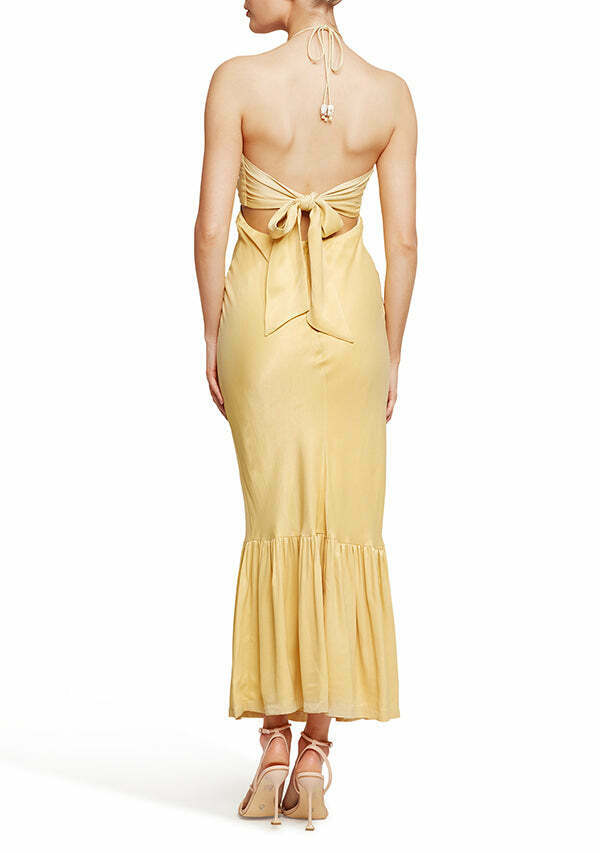 Ethereal Frill Midi Dress