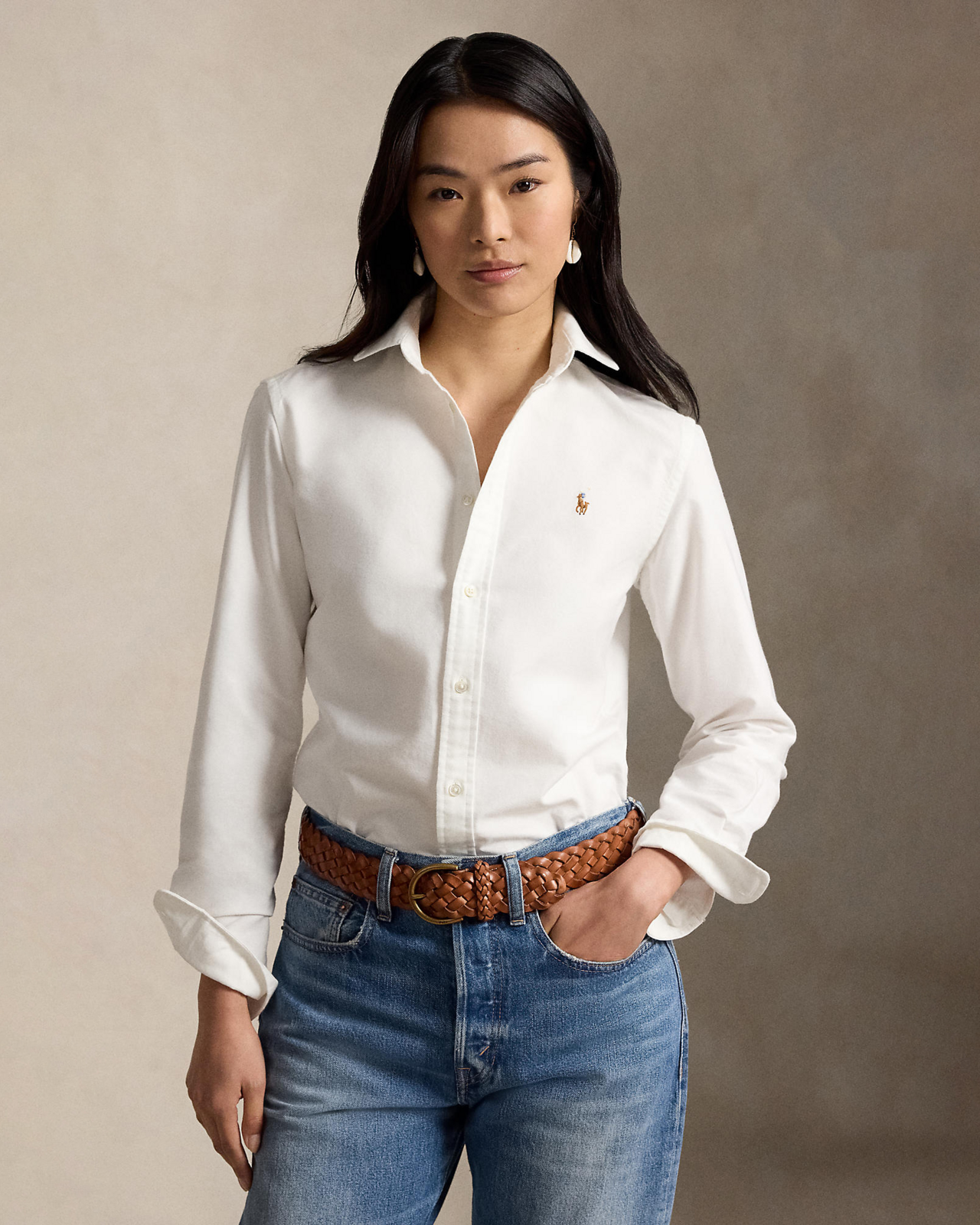 Classic Fit Cotton Oxford Shirt