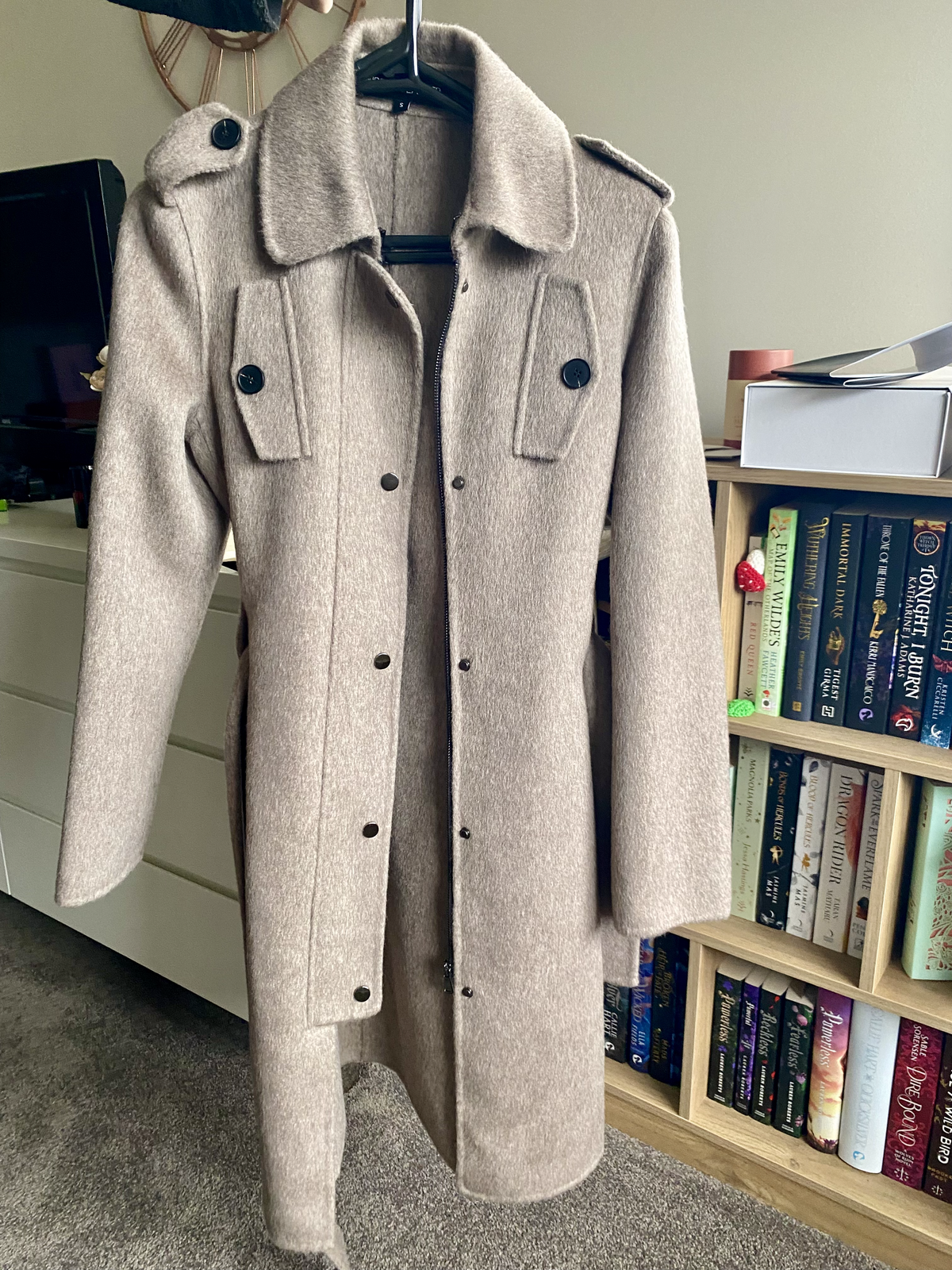 Jacket coat Size L Mushroom NEW RRP$490