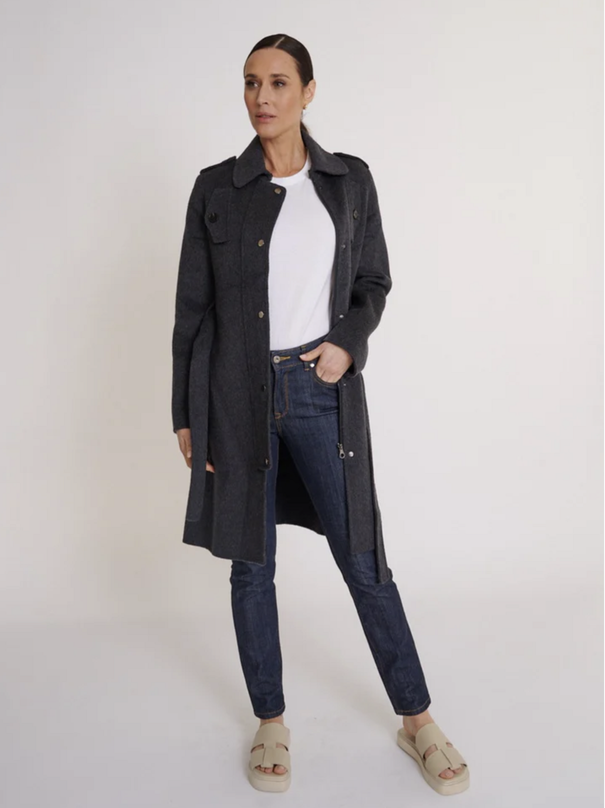 Couture Jacket coat Size S Charcoal NEW RRP$490