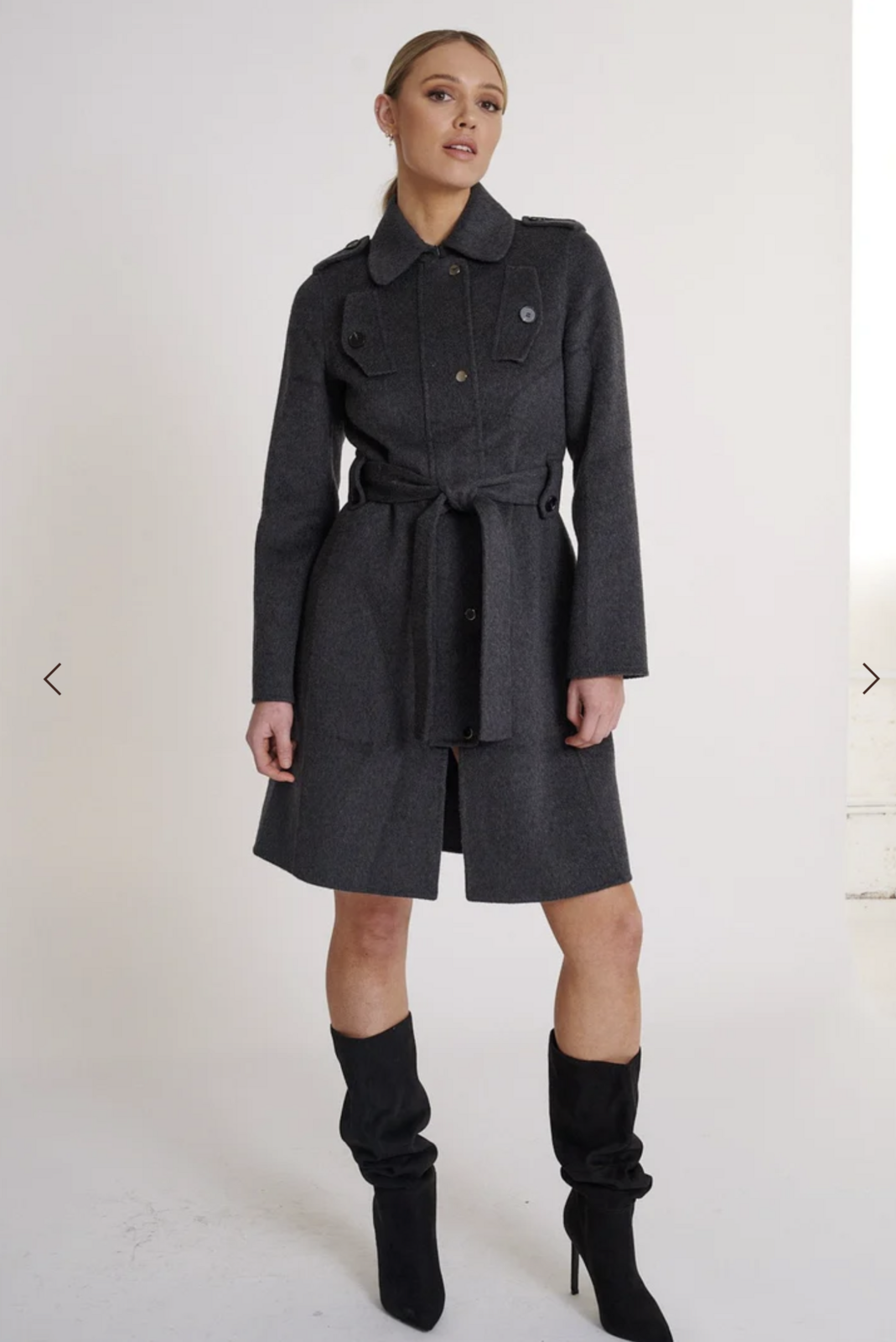 Couture Jacket coat Size S Charcoal NEW RRP$490
