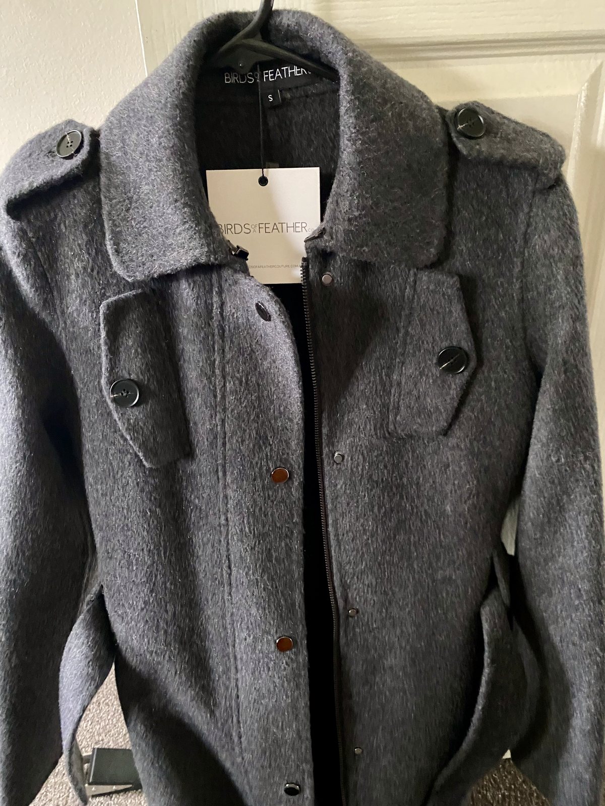 Couture Jacket coat Size S Charcoal NEW RRP$490