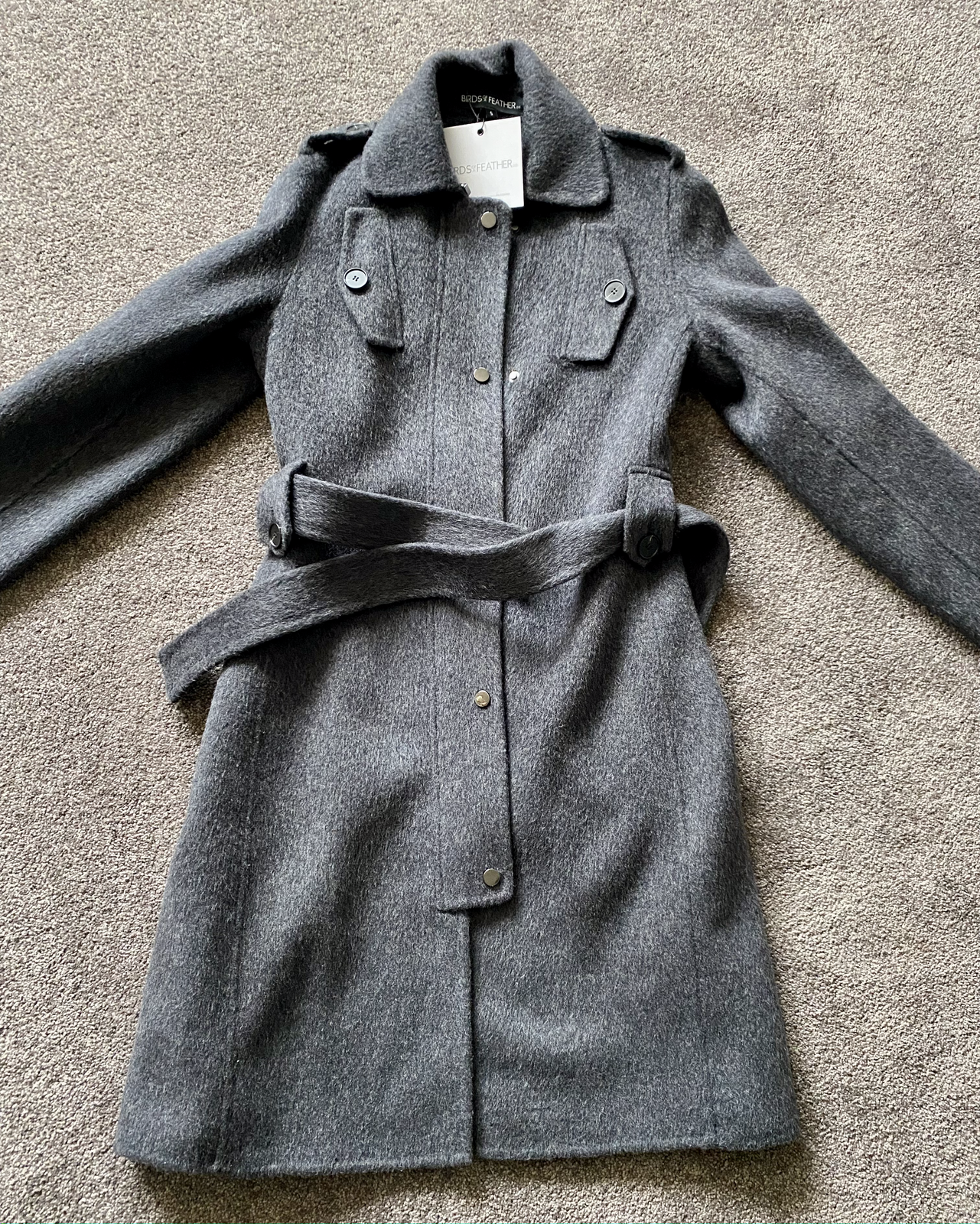 Couture Jacket coat Size S Charcoal NEW RRP$490