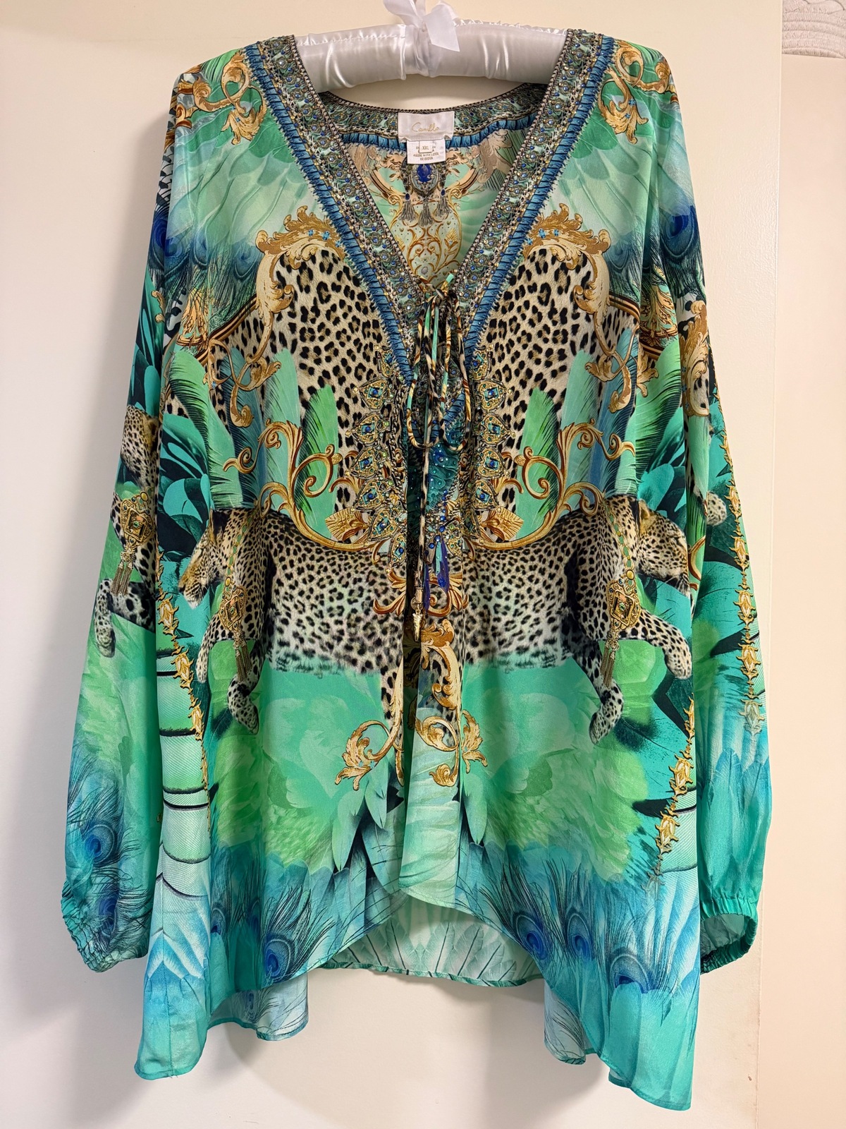 LACE UP BLOUSE - LAY OF THE LAND