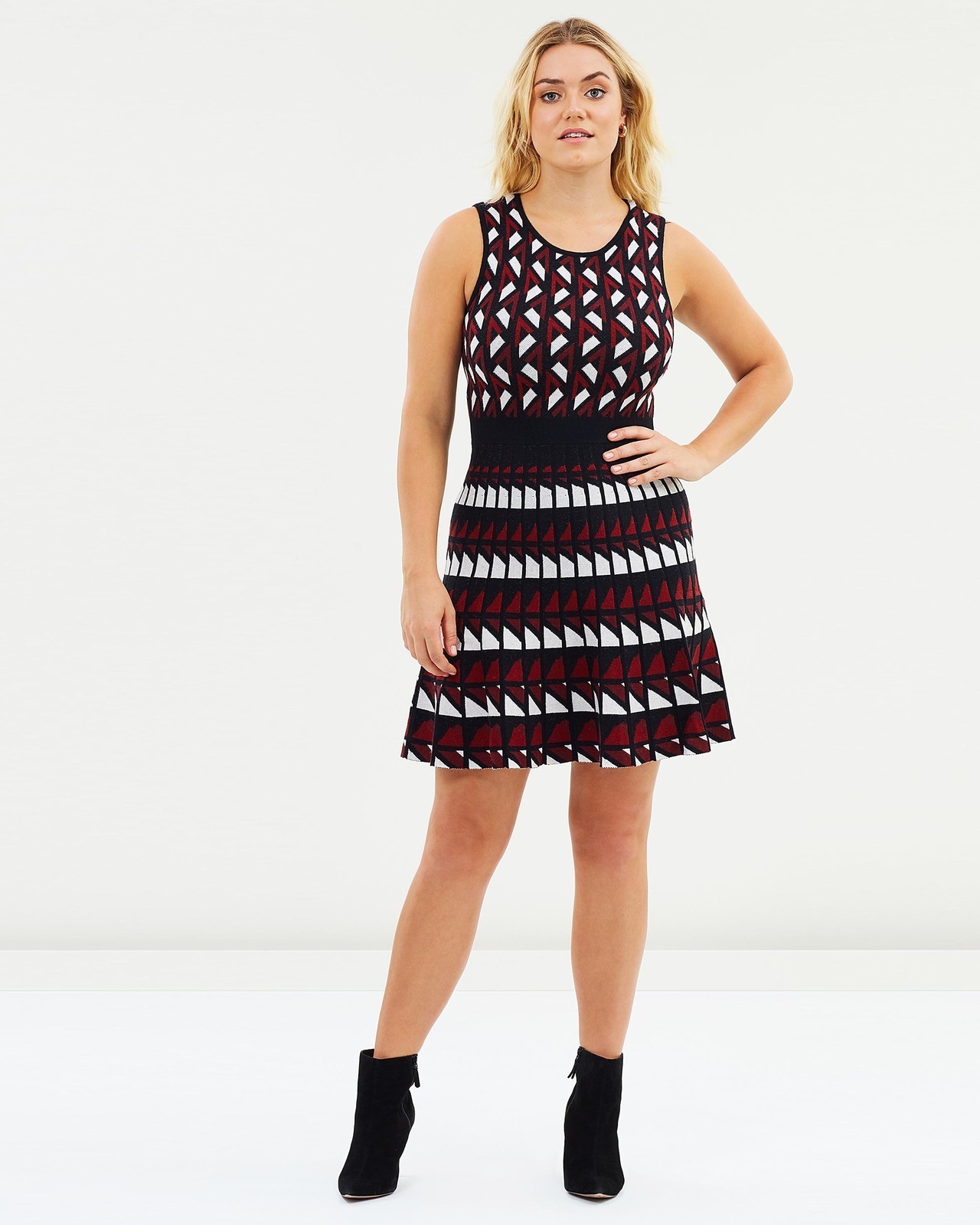 Geo Knit Dress