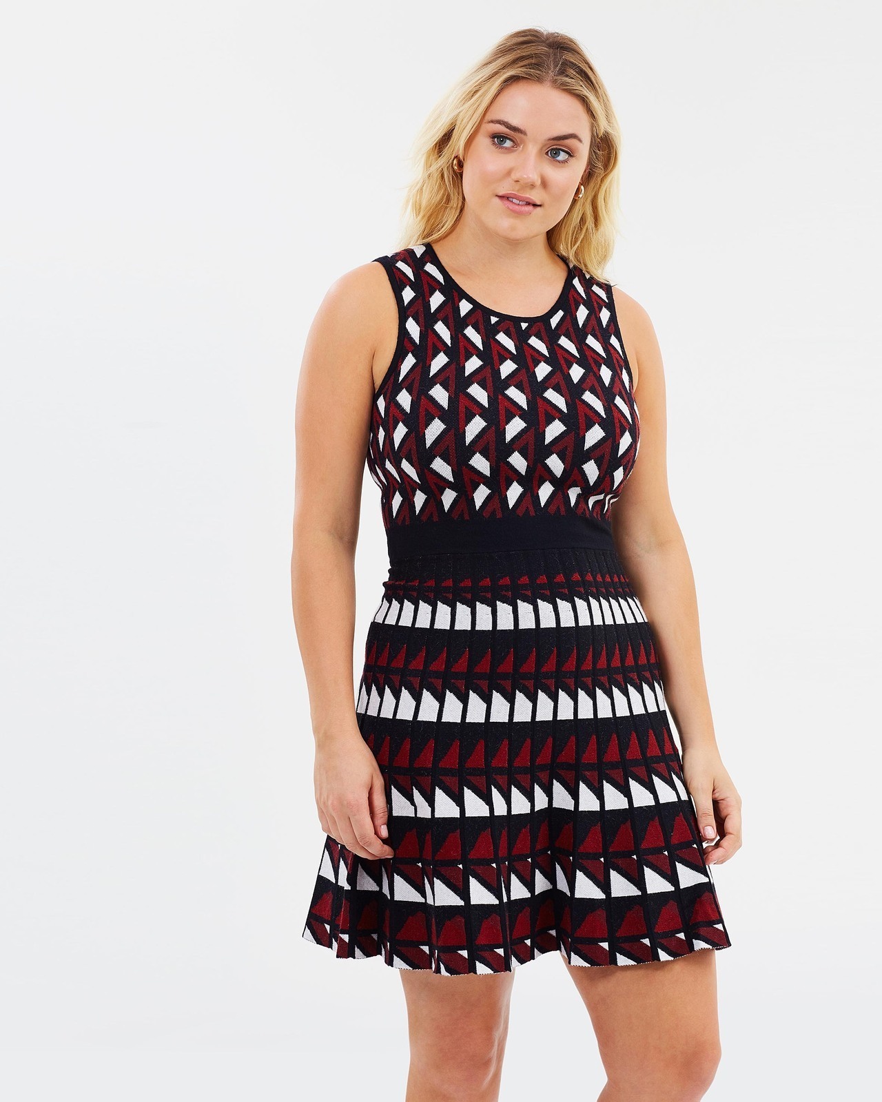 Geo Knit Dress
