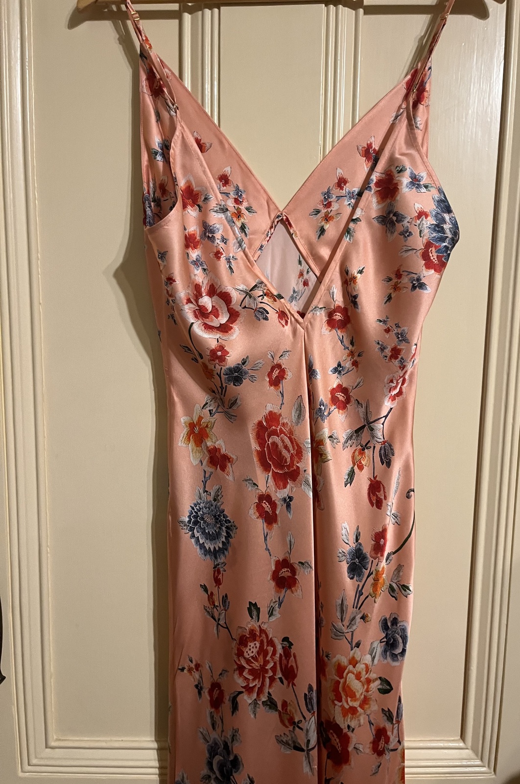 V Neck full length Bias Slip Dress Majestic MILLA Medium/AU12