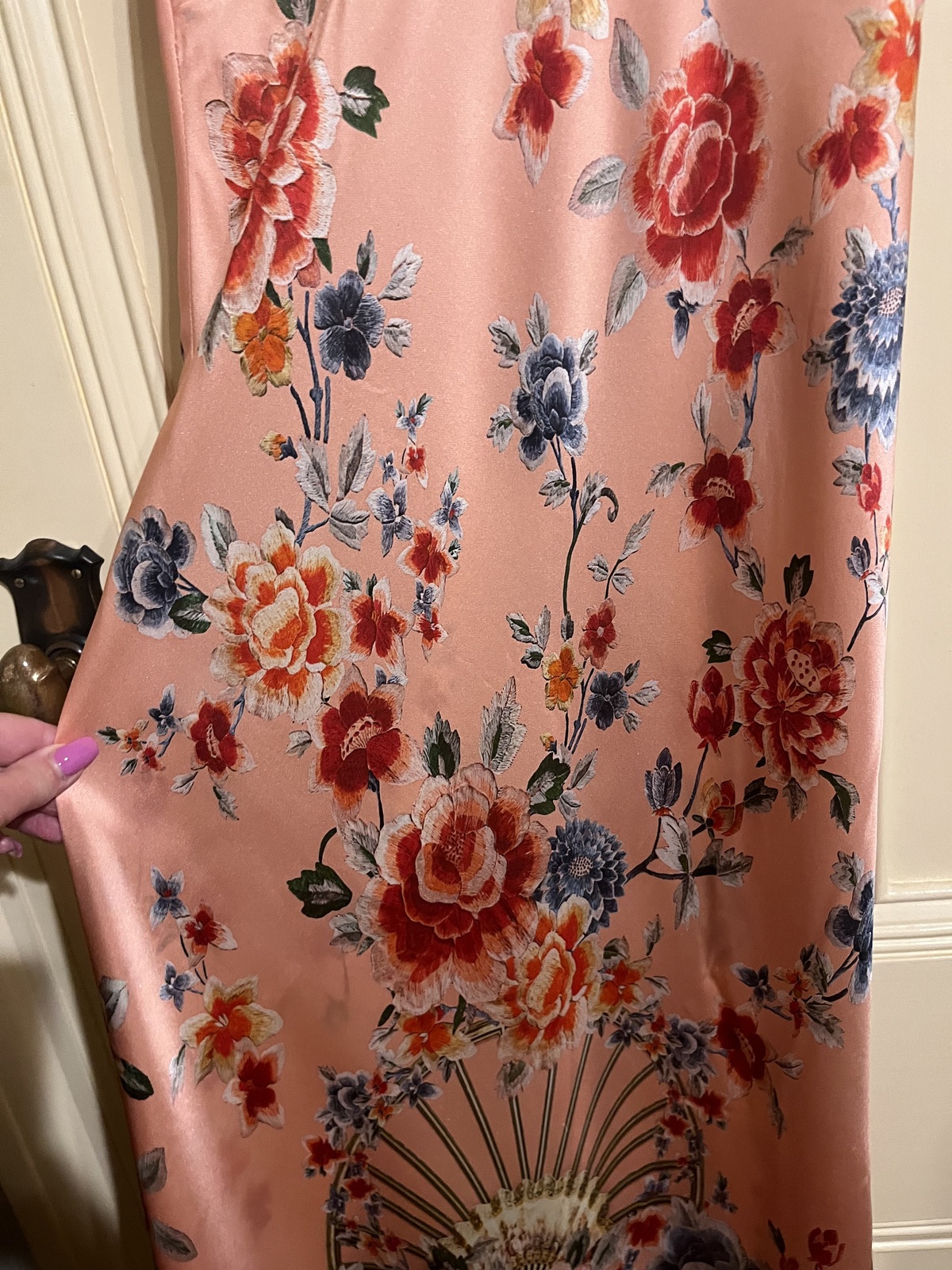 V Neck full length Bias Slip Dress Majestic MILLA Medium/AU12