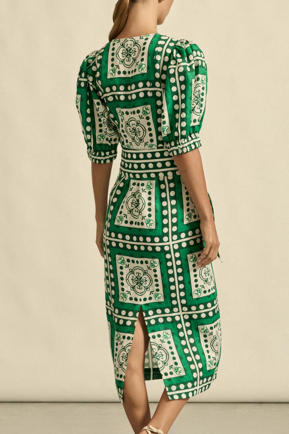 wander dress - parrot scarf size 1