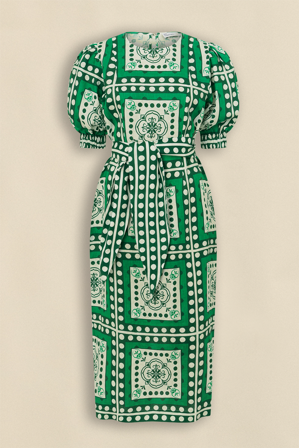 wander dress - parrot scarf size 1