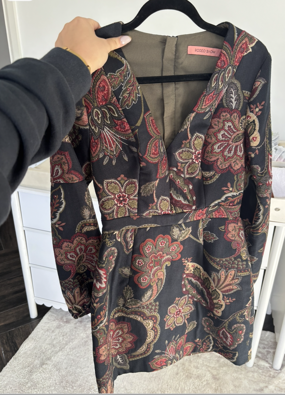Paisley Mini Dress 
