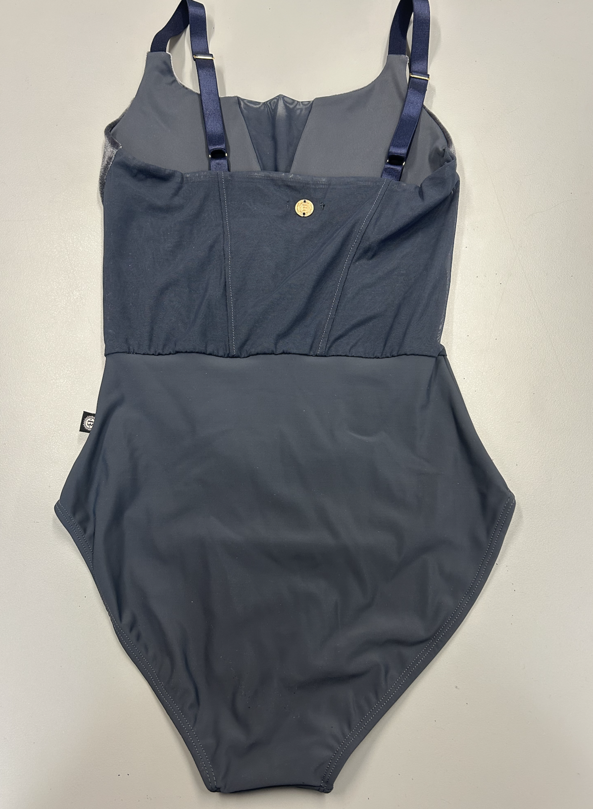 BELLA LEOTARD - PEWTER STARLIGHT
