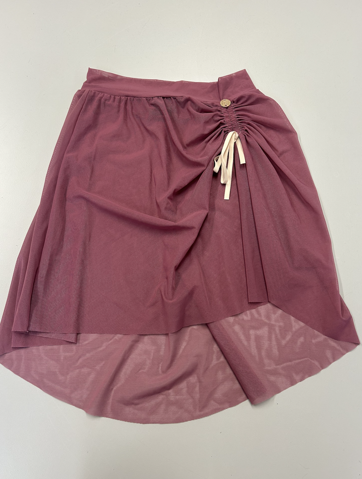 MIKA MESH SKIRT SIGNATURE - MEXICAN ROSE