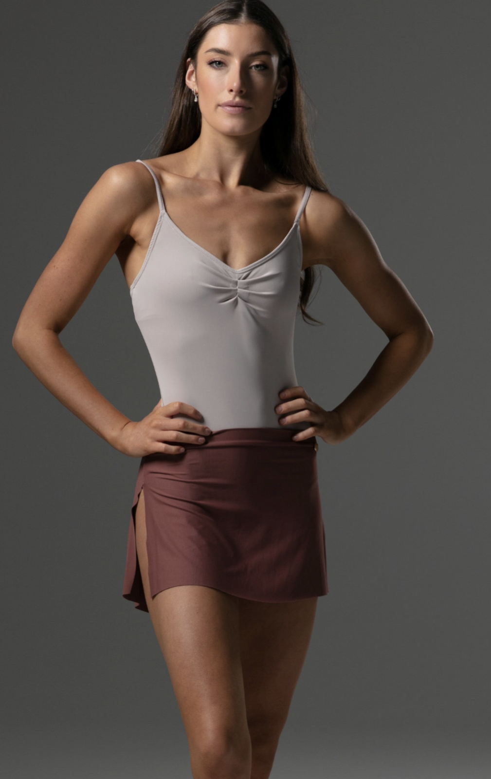 MAYA SPLIT SKIRT - Persian Plum