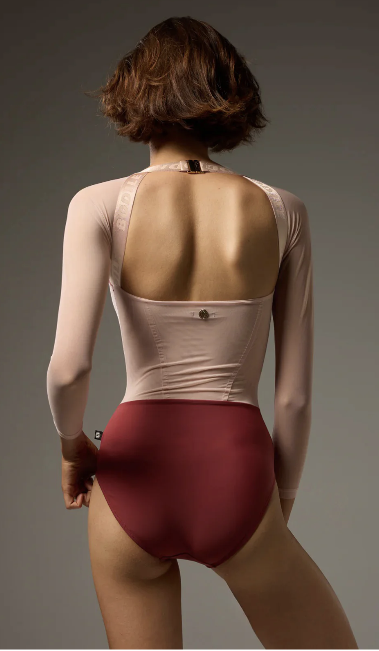 VALENTINA LEOTARD - ANTIQUE ROSE RUSSET BON BON