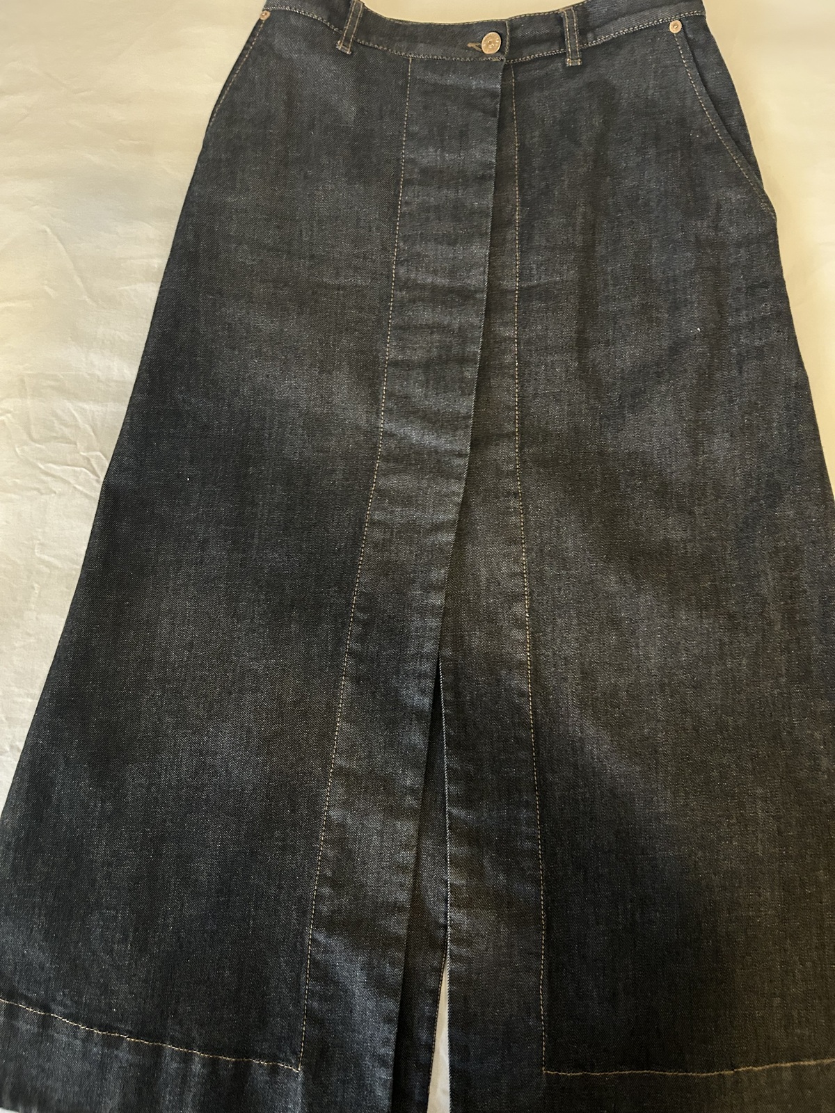 denim skirt - A line