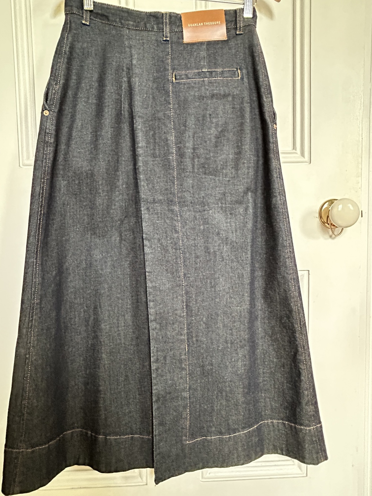 denim skirt - A line