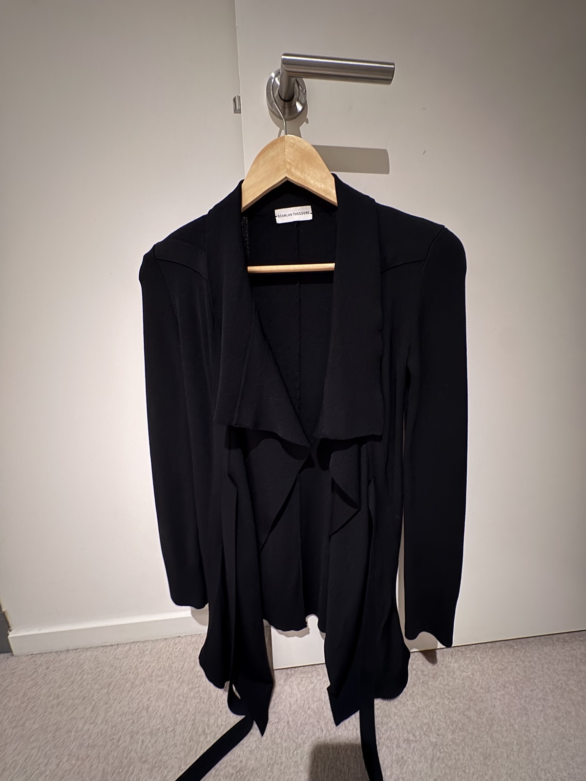 Crepe Drape Knit Jacket