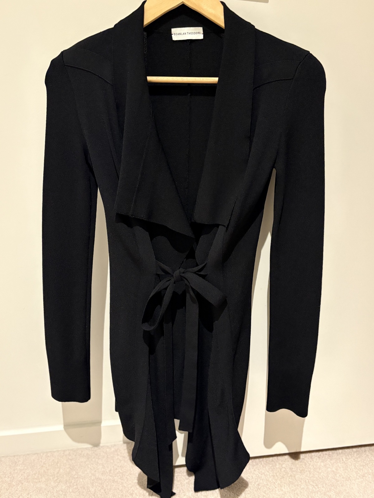 Crepe Drape Knit Jacket