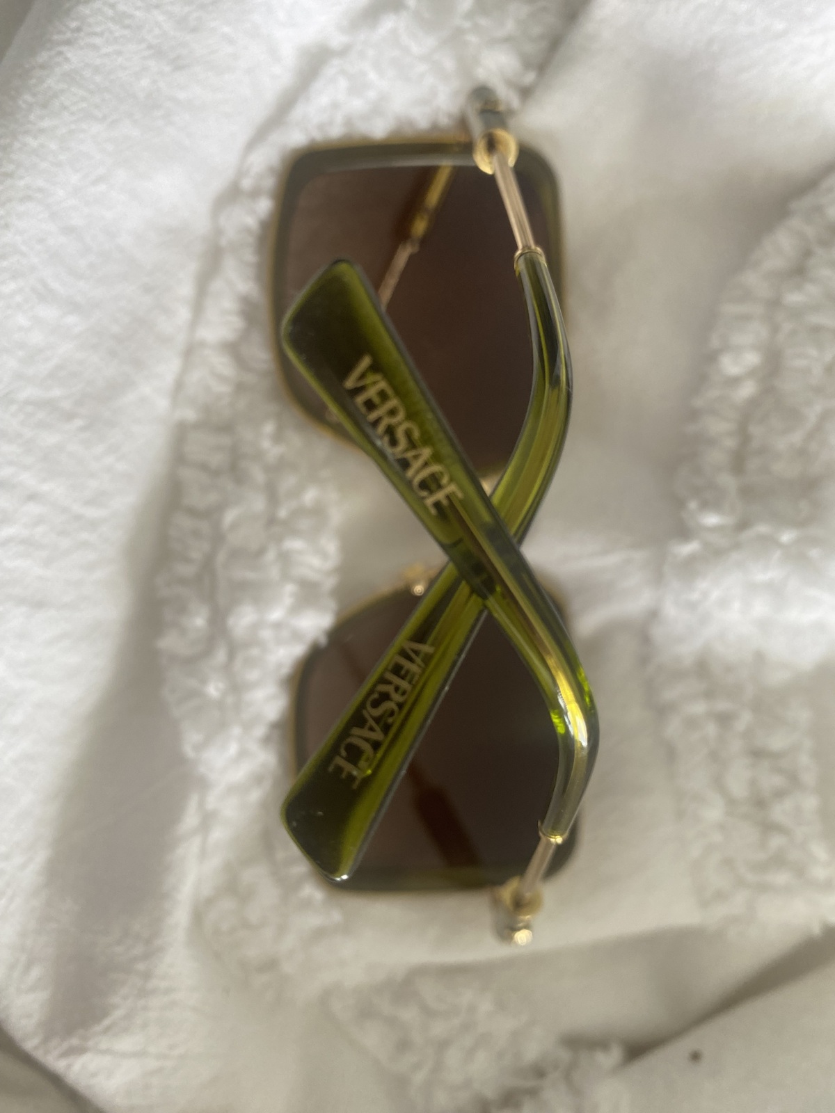 sunglasses green transparent 