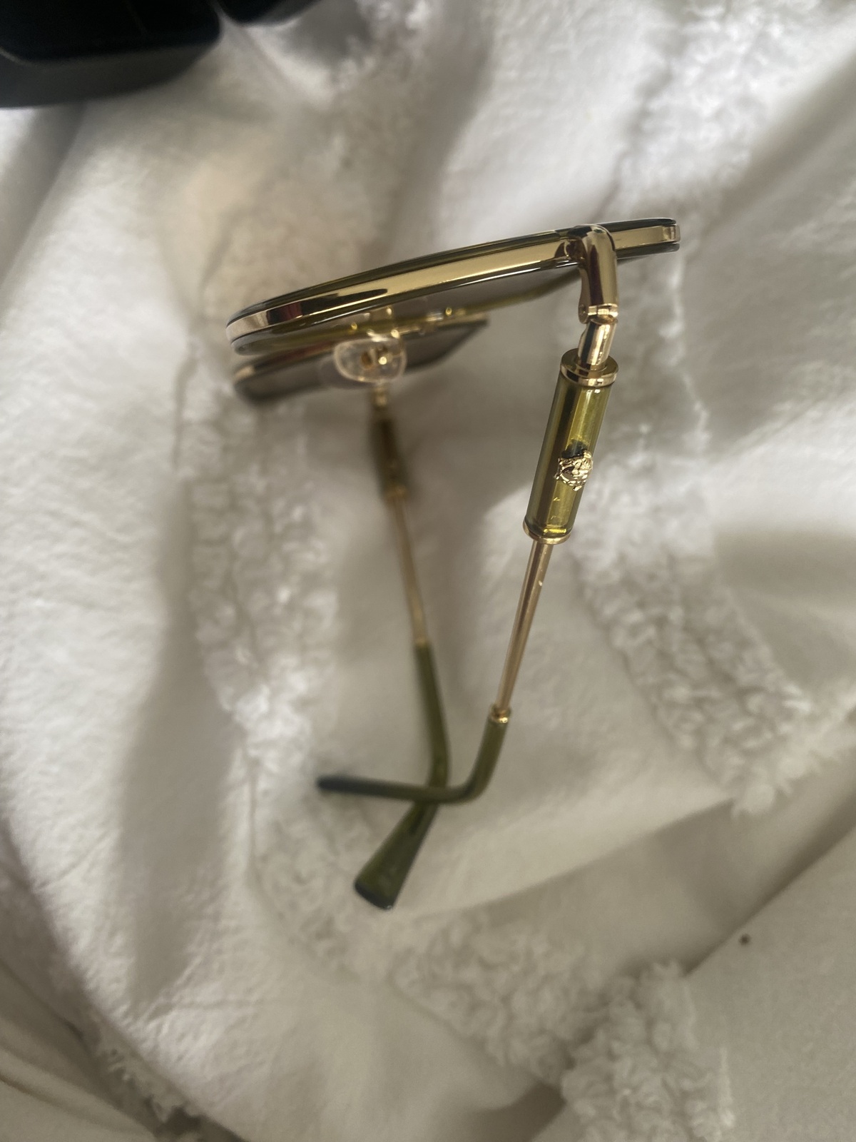 sunglasses green transparent 