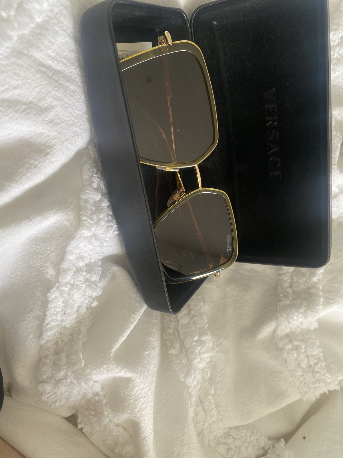 sunglasses green transparent 