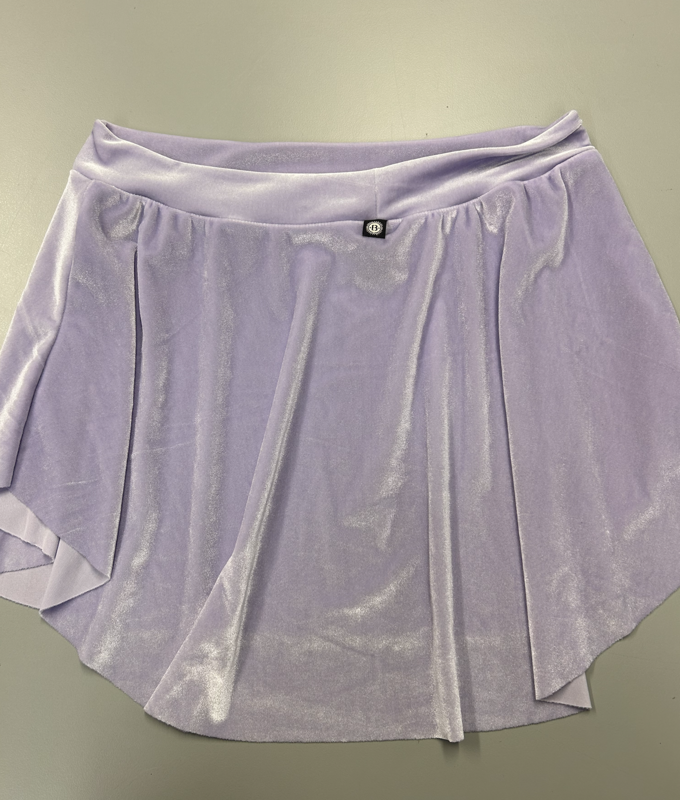 ZARA VELVET SKIRT - STARDUST