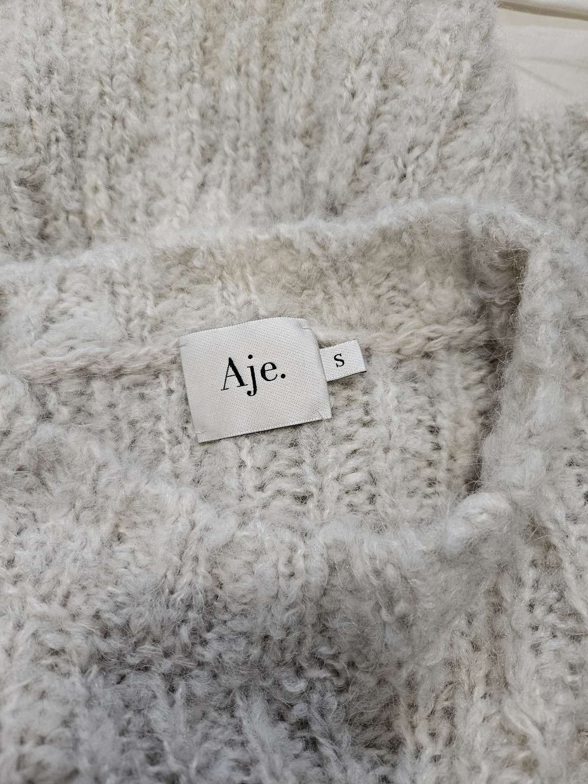 Wool/Alpaca blend knit sweater 