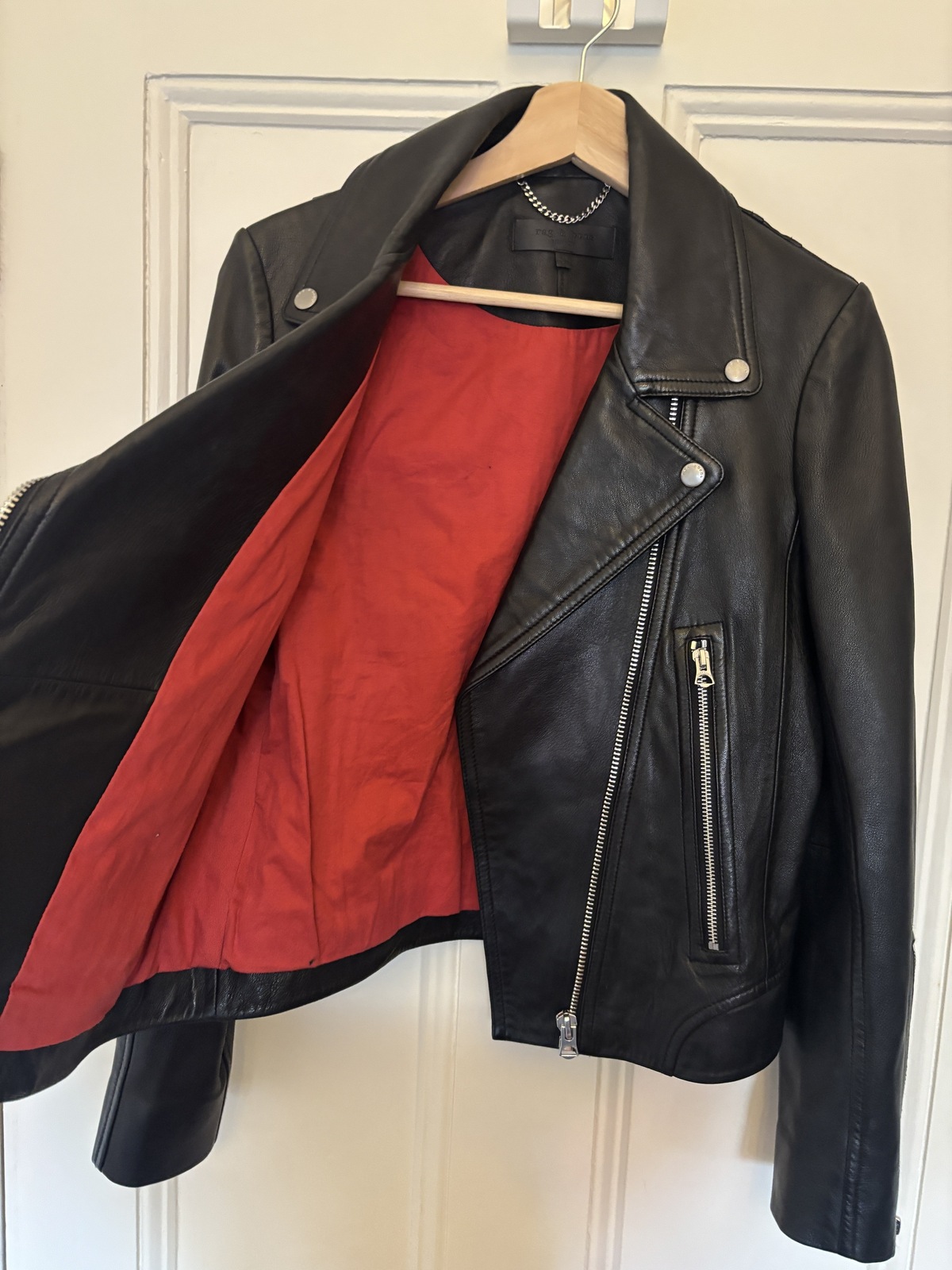 lamb leather Mack jacket M