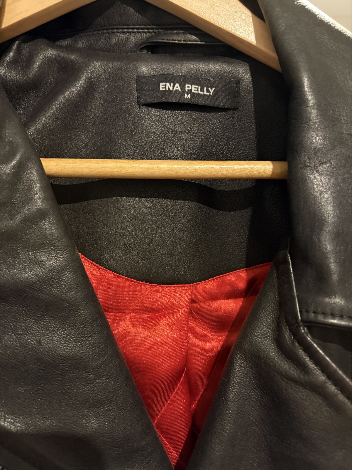 EF Moto Leather Jacket - Size M 