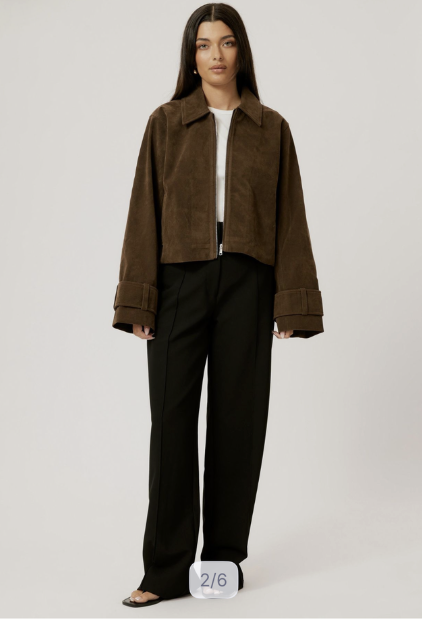 Heidi faux suede jacket