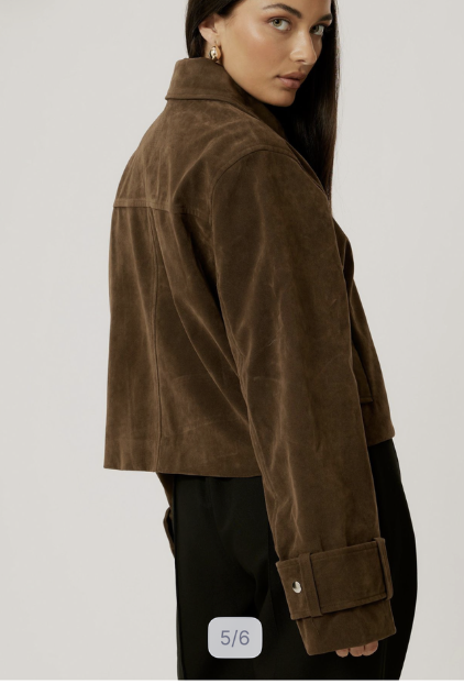 Heidi faux suede jacket